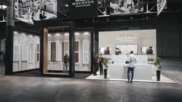 30x40 Island booth design by Reaction Space